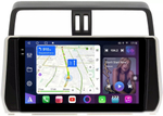 Магнитола Toyota Land Cruiser Prado 150 2017-2023 - FarCar 1053M монитор 10.36" QLED на Android 14, TS18, CarPlay, 4G SIM-слот