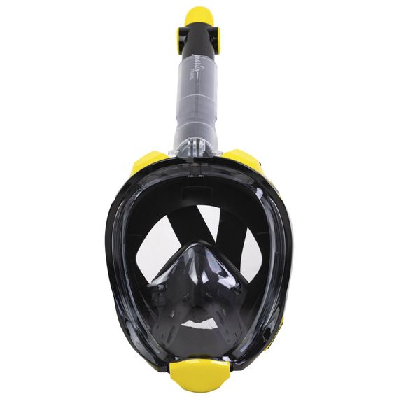 Маска полнолицевая Marlin Travel черный/желтый/черный