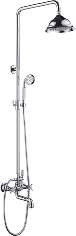 15061 Двухвентильный душевой релинг  GANZER  (4/1шт)