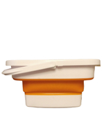 Ведро складное 10 литров, квадратное, цвет оранжевый