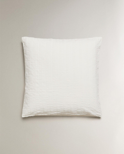 Наволочка Zara Home, хлопок 95%, вискоза 5%, однотонный, 6193/091