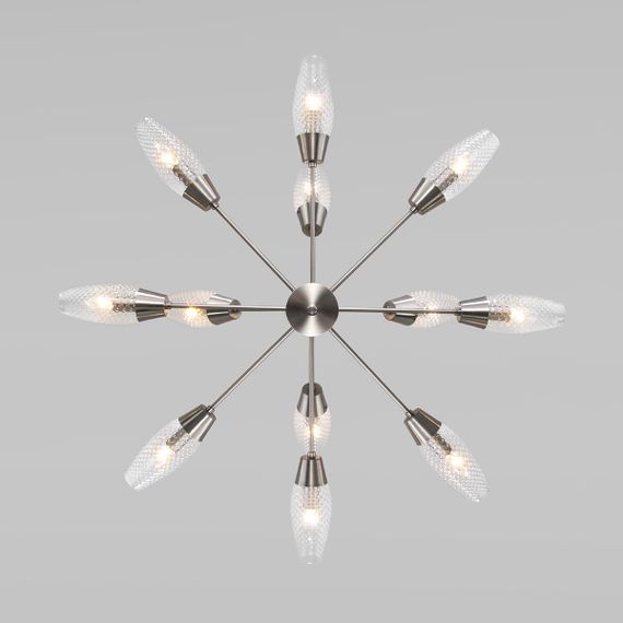 Подвесная люстра Eurosvet Thalia 60140/12 сатин-никель