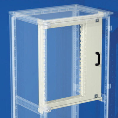 Рама поворотная частичная 9U для 19" оборудования в корпуса DAE/CQE Ш=800мм