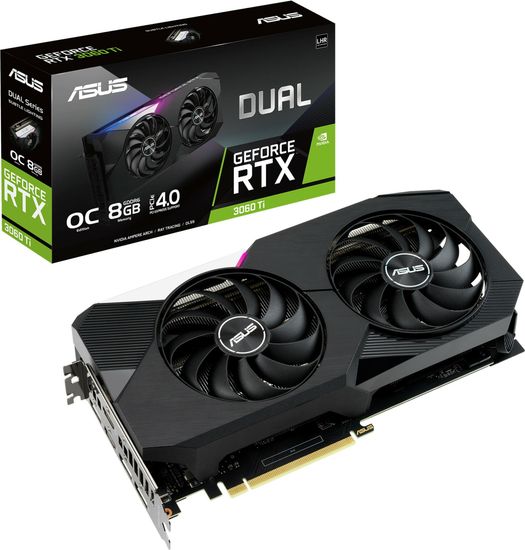 Видеокарта ASUS GeForce RTX 3060 Ti Dual OC