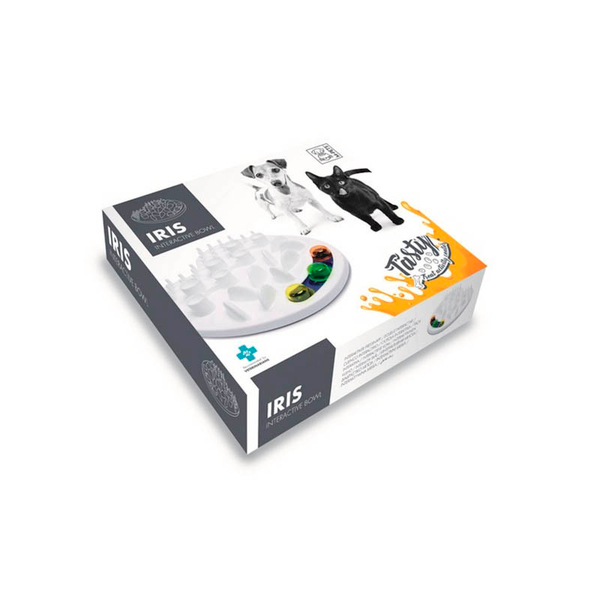 Интерактивная миска M-PETS  TASTY IRIS (Ирис) для кошек и собак,500 мл