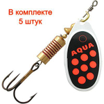 Блесна вертушка AGLIA 06,0g, лепесток № 3, цвет A0-06