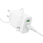 Зарядное устройство на Type-C PD20W+QC3.0 Borofone BA106A (white)