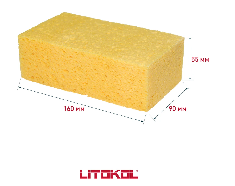 Litokol Губка целюлоза. для очистки эпоксид. затирки
