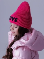 Шапка для девочки осенняя вязаная