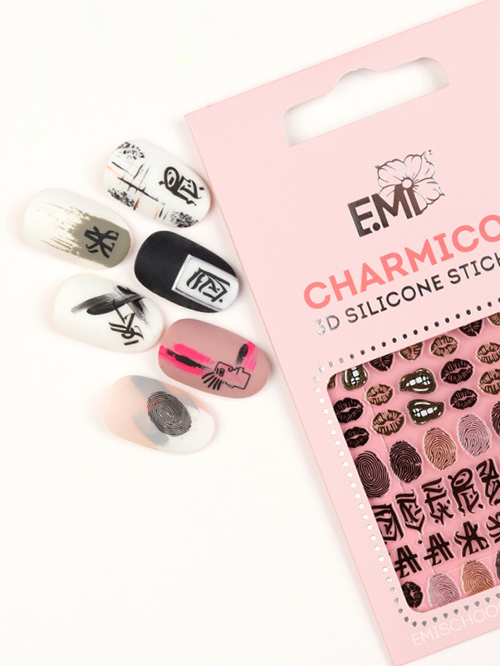 Charmicon 3D Silicone Stickers №146 Отпечатки