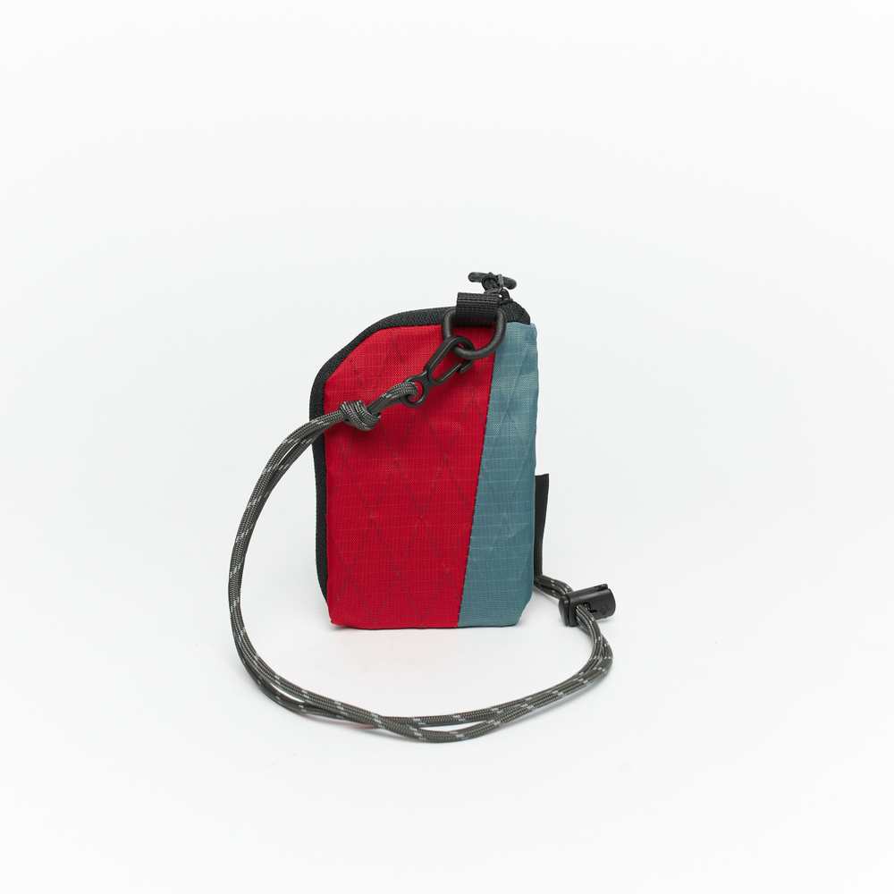 Кошелек Bow Wallet серый/красный