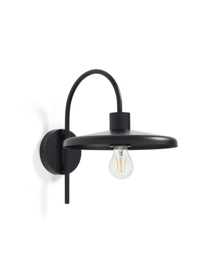 Настенный светильник Nuvira из черного металла
