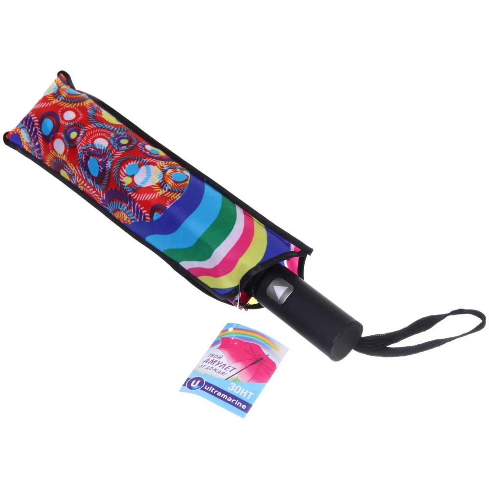 Зонт женский полуавтомат «Кланти», микс 6 цветов, 8 спиц, d-100см, длина в слож. виде 30см