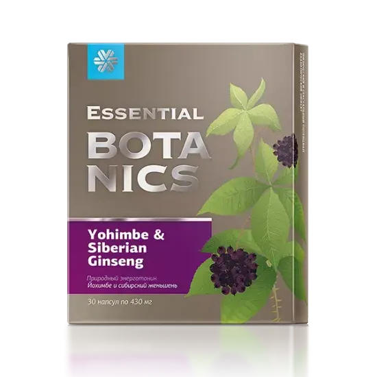 Йохимбе и сибирский женьшень Essential Botanics