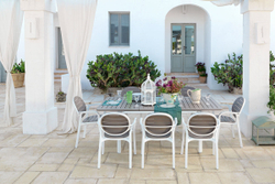 Стул Palma, белый-тортора