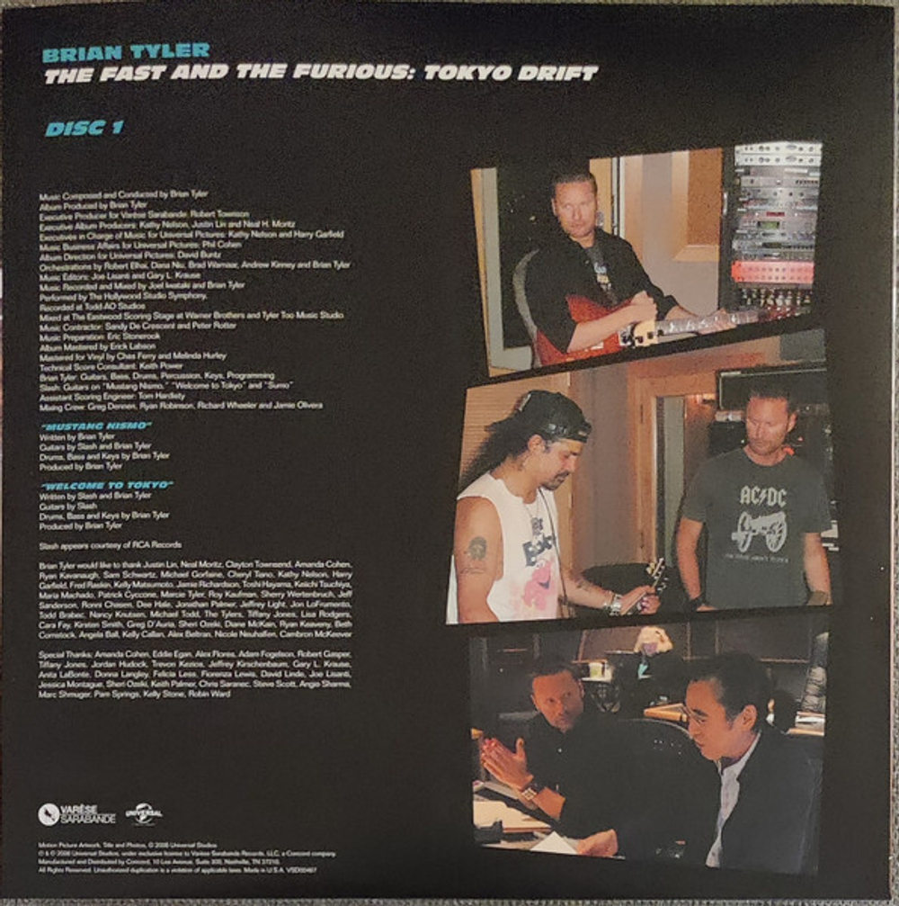 Soundtrack / Brian Tyler: The Fast And The Furious - Tokyo Drift (Original Motion Picture Score) (Coloured Vinyl)(2LP)