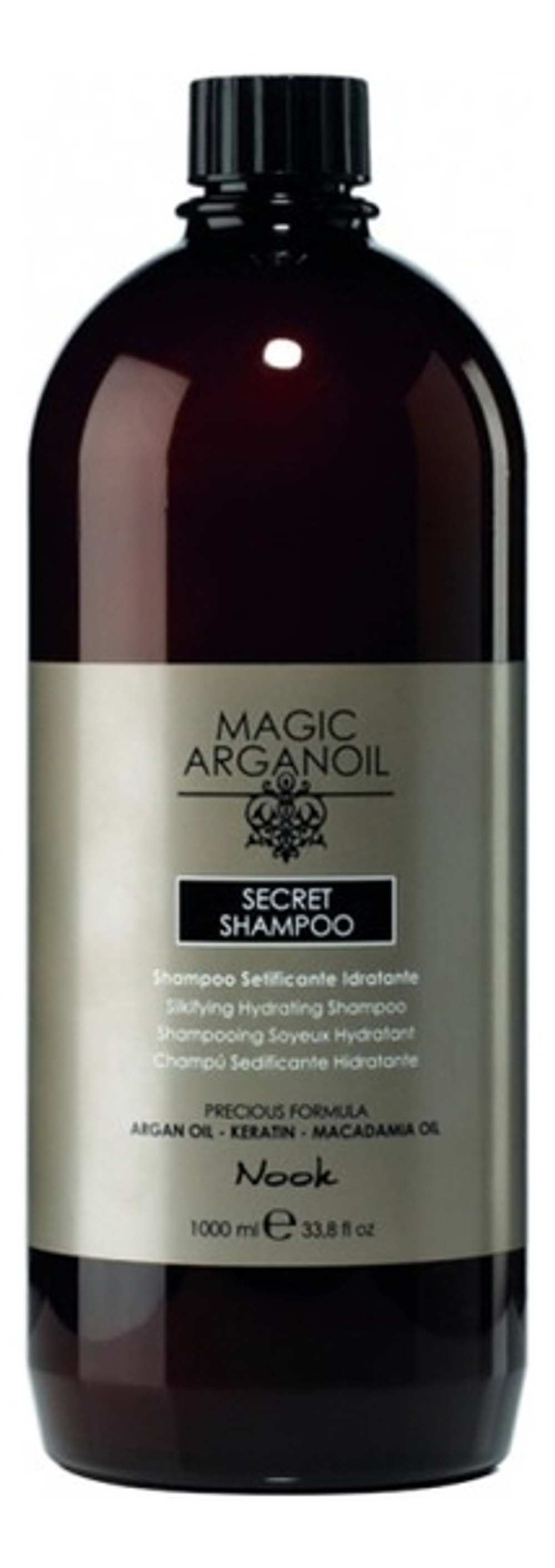NOOK Секретный разглаживающий и увлажняющий шампунь "Магия Арганы" - Secret Shampoo ,1000 мл