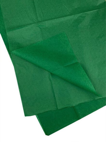 Бумага тишью "зелёный" 500х650мм, 10 листов