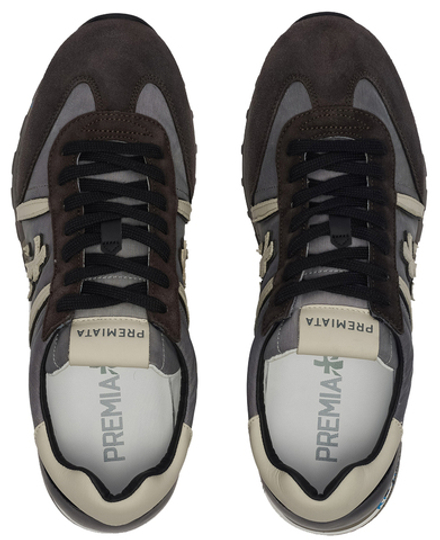 Premiata Lucy 4929 Серые с коричневым