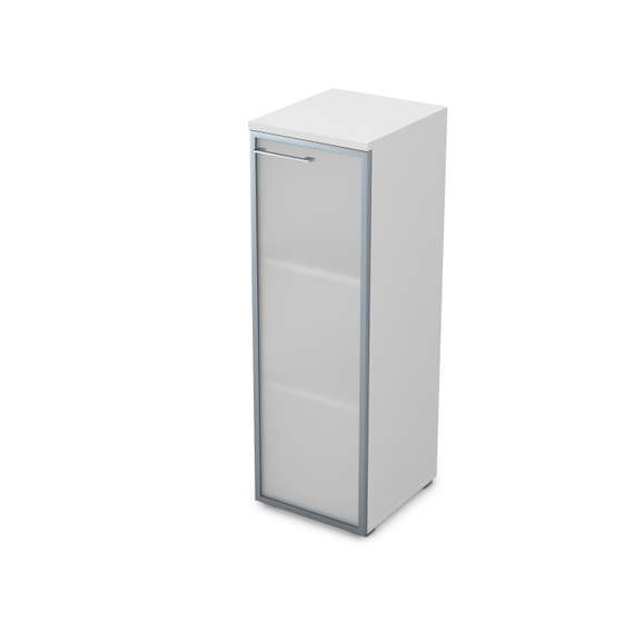 9НП.017.6 Пенал средний со стеклом (400*450*1245) , правый