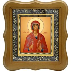 Мария Пергамская мученица. Икона на холсте.