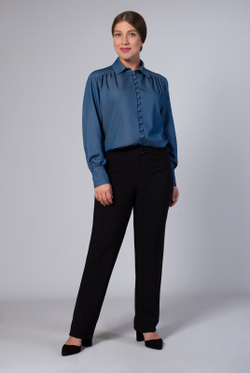 Блузка женская 3982АП, Деним #364Д093982АП