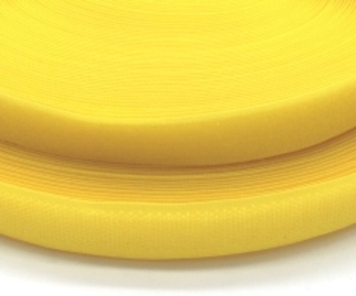 Велкро/липучка комплект, ш. 2,5 см, жёлтый