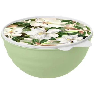 Миска пластиковая 2,8л «Магнолия» зеленый 43620630910