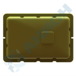 Емкость 330 л с фланцем и крышкой с  клапаном Анион 330 л.(955x665x820см;желтый) - арт.559555