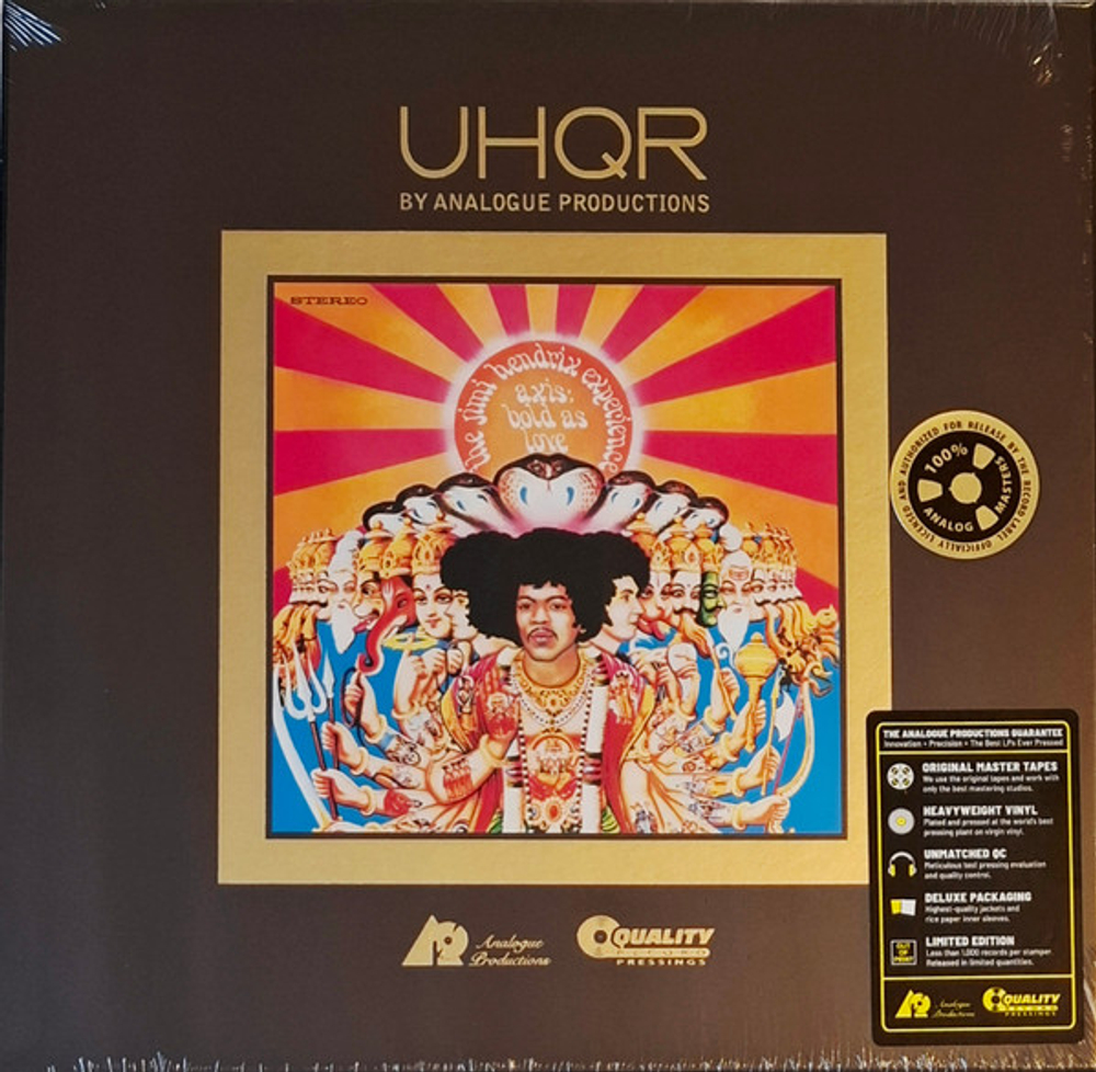 Jimi Hendrix - Axis: Bold As Love - USA, UHQR, AAA, 200 Gram, Clarity Vinyl