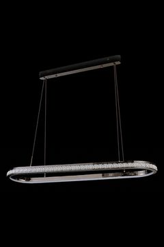 Подвесная люстра LED 73W 3000К/4000К/5500К LE7707/1050L Black Chrome чёрный хром Aida Leon