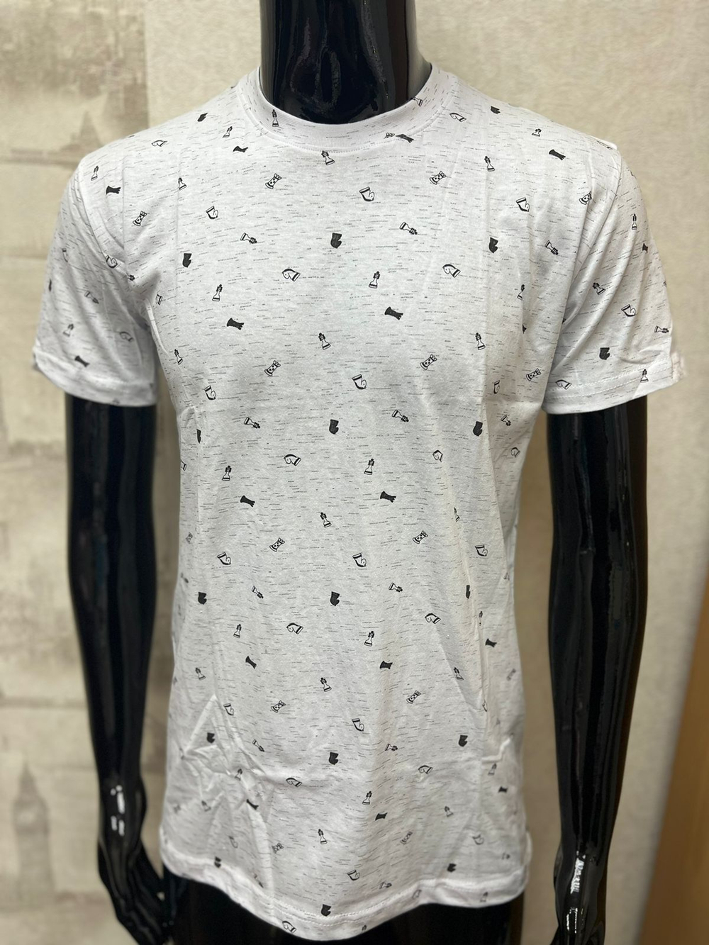 Футболка муж. шахматы ФМ0013