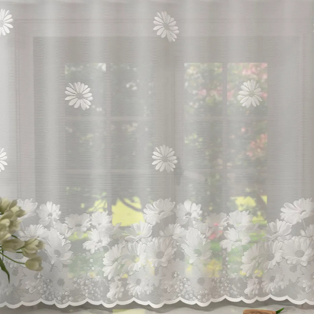 Занавеска "Л. в817", без шторной ленты, цвет белый, Беларусь. Занавеска "Л. в817", без шторной ленты, цвет белый, Беларусь.