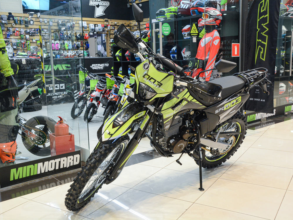 Мотоцикл эндуро Regulmoto Sport-003 PRO 300 ПТС Черно/Зеленый