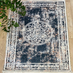 Коврик комнатный с бахромой на резиновой подложке ZALEL 80*150 BM2124TU