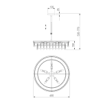 Люстра на штанге Eurosvet SOPHIE 4690389203343