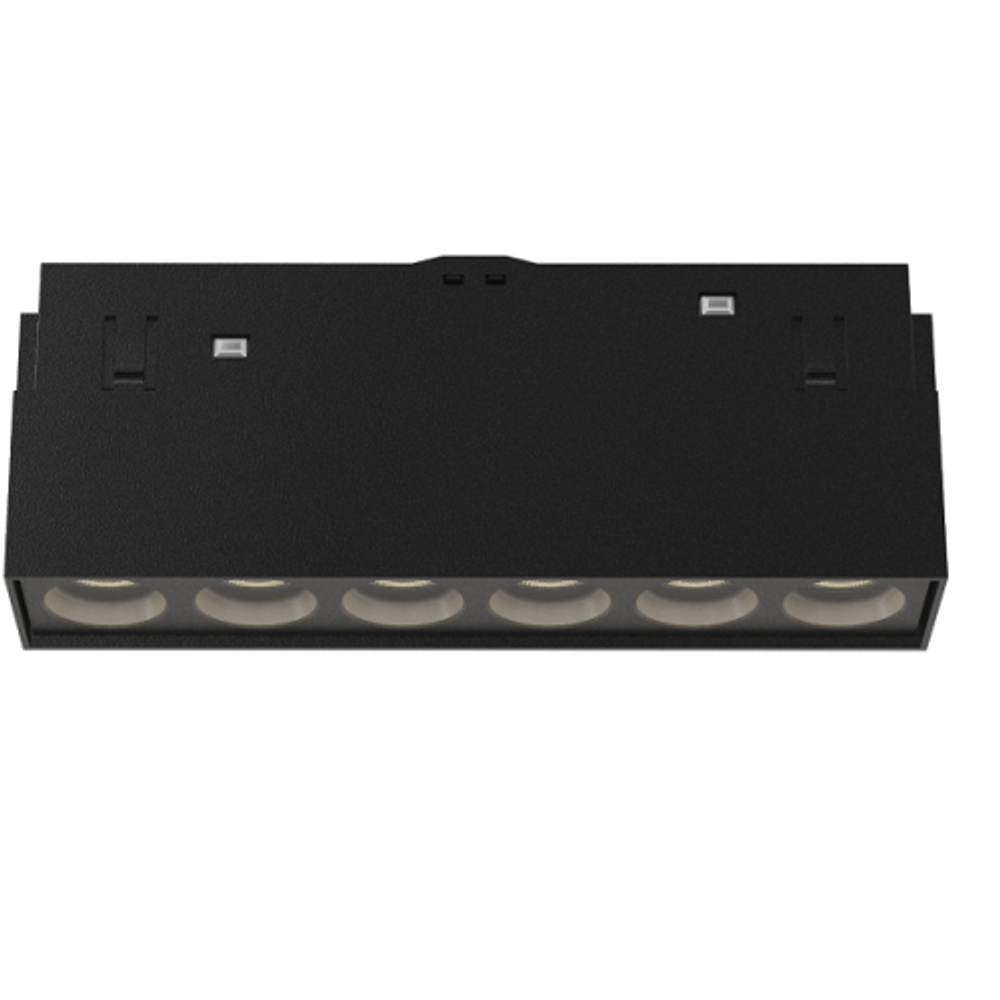 Магнитный трековый светильник ЭРА TRM20-3-11-6W3K-B для системы NOVA 48V 6Вт 3000К направленный свет черный