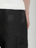 Мужские Брюки Single Knee Leather