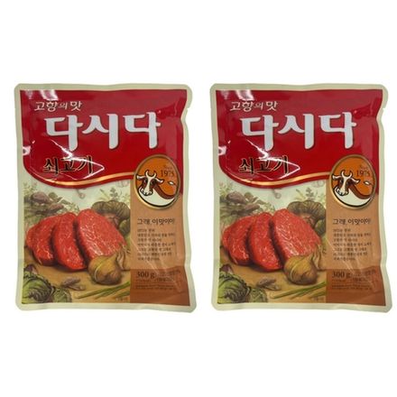 Приправа Дашида CJ Cheiljedang со вкусом говядины 300 г 2 шт