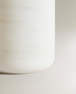 Zara Home стакан для ванной комнаты, мрамор, молочный
