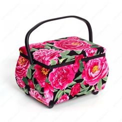 Шкатулка тканевая "Пион"