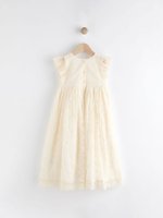 Платье для девочки Next N34-642, Кремовый