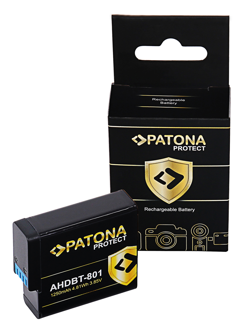 PATONA Protect аналог GoPro AHDBT-801/701/501