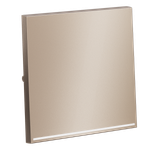 Клавиша для выключателя/переключателя одноклавишного с подсветкой, S70 Metal (платина)