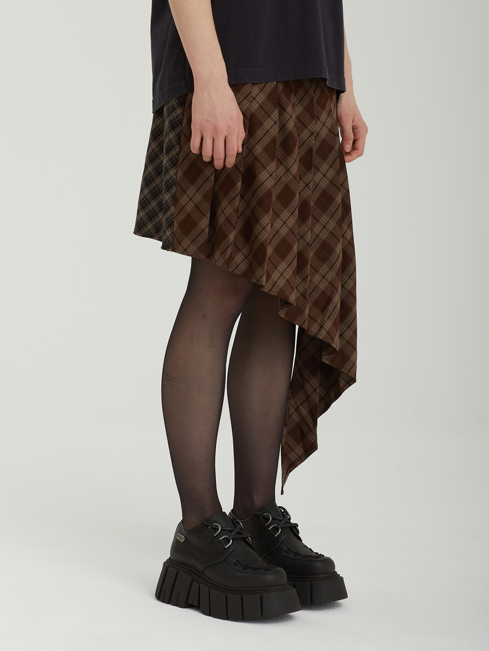 Юбка Kya Plaid Asymmetric