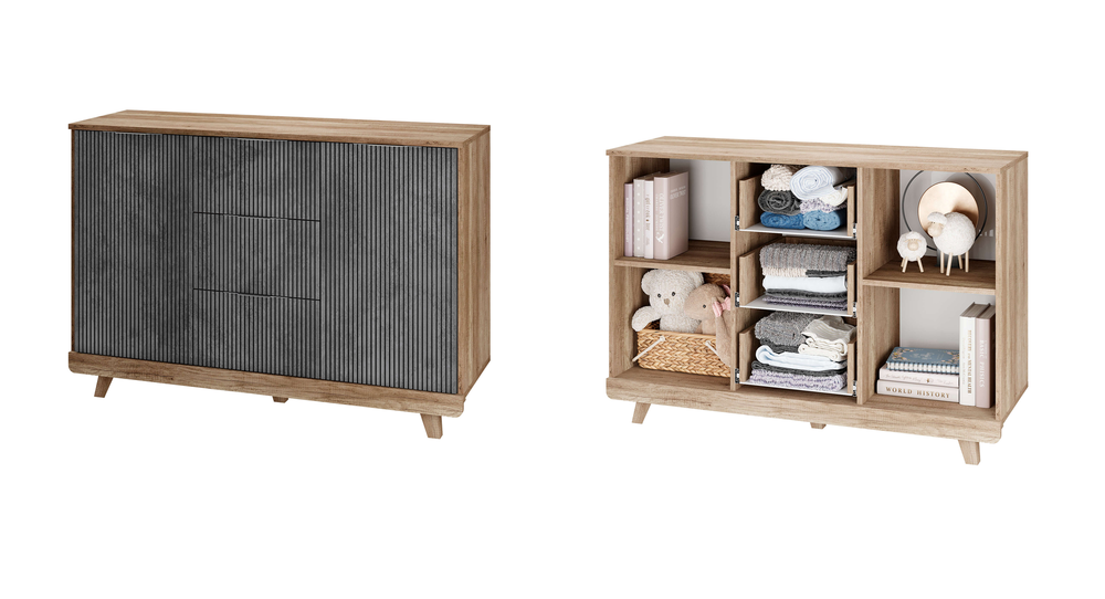 Комод Мегаполис КМ-15 Дуб каньон/М25