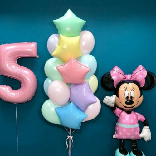 Набор шаров с Минни Маусом