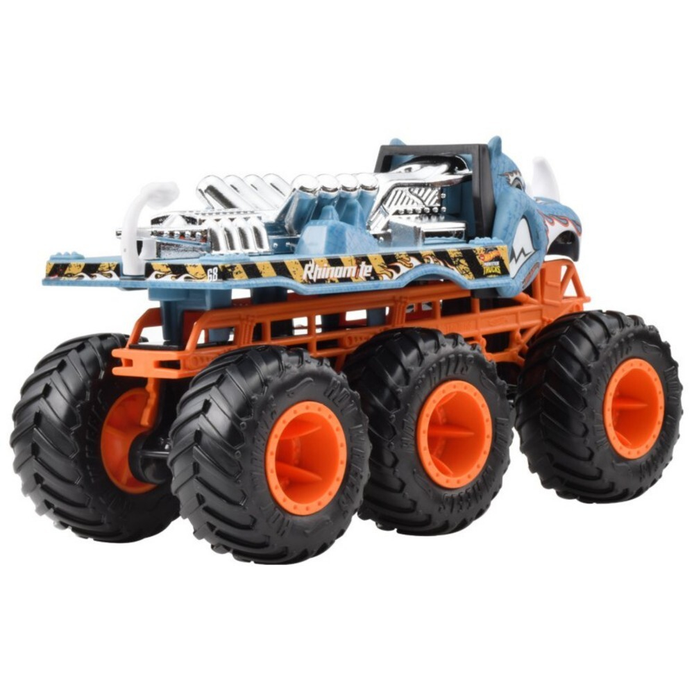 Hot Wheels - Monster Trucks 6-колесный грузовик 1:64 Rhinomite HWN91 / артикул   HWN86 HWN91  / GTIN 194735217618