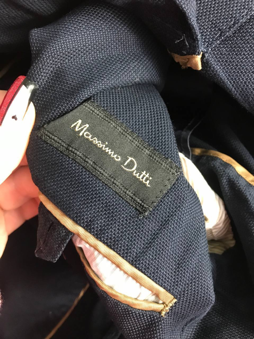 Пиджак Massimo Dutti лаконичный, визуально на 52 размер