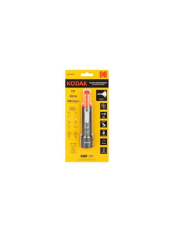 Фонарь аккумуляторный ручной MA-5001 5Вт SMD+LED Li-ION 3.7В 1400мА/ч IP44 KODAK Б0061026